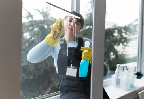 Nettoyage de vitres intérieures et extérieures à Vert-le-Grand